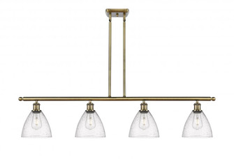 Bristol - 4 Light - 48 inch - Antique Brass - Stem hung - Island Light (3442|516-4I-AB-GBD-754-LED)