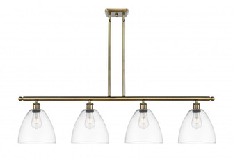 Bristol - 4 Light - 48 inch - Antique Brass - Stem hung - Island Light (3442|516-4I-AB-GBD-92)
