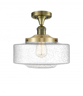 Bridgeton - 1 Light - 12 inch - Antique Brass - Semi-Flush Mount (3442|517-1CH-AB-G694-12)