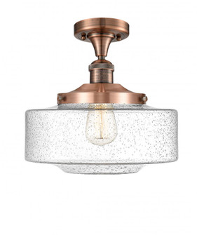 Bridgeton - 1 Light - 12 inch - Antique Copper - Semi-Flush Mount (3442|517-1CH-AC-G694-12-LED)