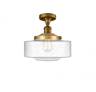 Bridgeton - 1 Light - 12 inch - Brushed Brass - Semi-Flush Mount (3442|517-1CH-BB-G694-12)