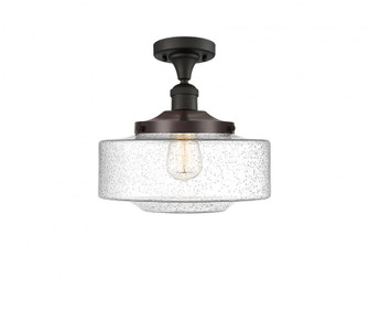 Bridgeton - 1 Light - 12 inch - Oil Rubbed Bronze - Semi-Flush Mount (3442|517-1CH-OB-G694-12-LED)
