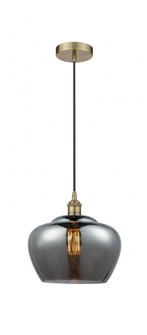 Fenton - 1 Light - 11 inch - Antique Brass - Cord hung - Mini Pendant (3442|616-1P-AB-G93-L)