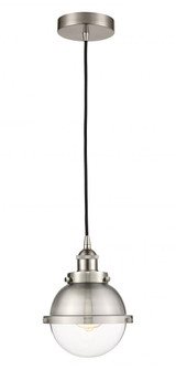 Hampden - 1 Light - 7 inch - Brushed Satin Nickel - Cord hung - Mini Pendant (3442|616-1PH-SN-HFS-62-SN-LED)