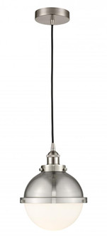 Hampden - 1 Light - 9 inch - Brushed Satin Nickel - Cord hung - Mini Pendant (3442|616-1PH-SN-HFS-81-SN)