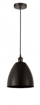 Bristol - 1 Light - 9 inch - Oil Rubbed Bronze - Cord hung - Mini Pendant (3442|616-1P-OB-MBD-9-OB-LED)