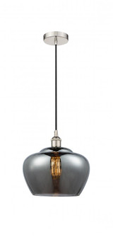 Fenton - 1 Light - 11 inch - Polished Nickel - Cord hung - Mini Pendant (3442|616-1P-PN-G93-L)