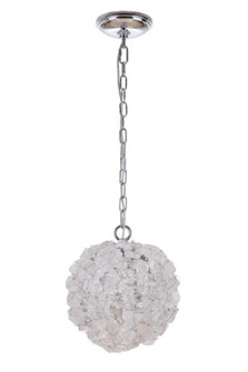 Roxx 1 Light Medium Pendant in Chrome w/Quartz Crystals (20|48490-CH)