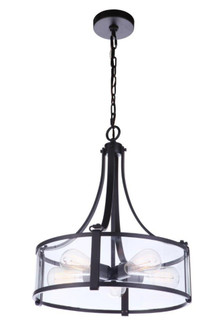 Elliot 5 Light Pendant in Flat Black (20|55395-FB)