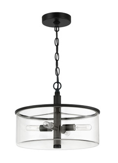 Hailie 4 Light Convertible Semi Flush in Flat Black (20|55654-FB)