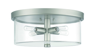 Hailie 4 Light Flushmount in Satin Nickel (20|55684-SN)