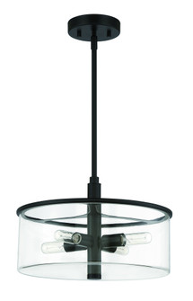 Hailie 4 Light Pendant in Flat Black (20|55694-FB)