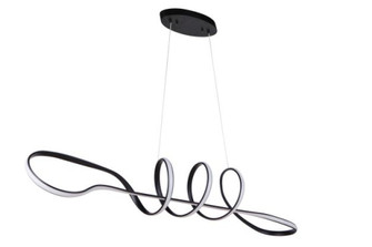 Pulse Dimmable LED Island in Flat Black (20|55770-FB-LED)