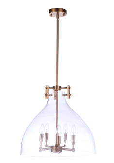 Chardonnay 5 Light Pendant in Satin Brass (20|55895-SB)