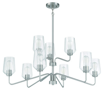 Shayna 9 Light Chandelier in Brushed Polished Nickel (20|56129-BNK)