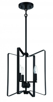 Shayna 3 Light Foyer in Flat Black (20|56133-FB)