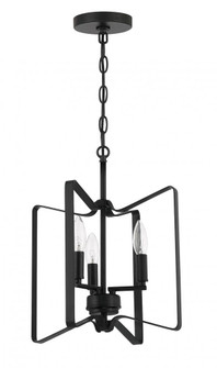 Shayna 3 Light Convertible Semi Flush in Flat Black (20|56153-FB)