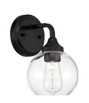 Glenda 1 Light Wall Sconce in Flat Black (20|56201-FB)