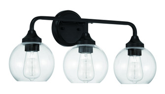 Glenda 3 Light Vanity in Flat Black (20|56203-FB)
