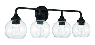 Glenda 4 Light Vanity in Flat Black (20|56204-FB)