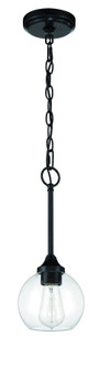 Glenda 1 Light Mini Pendant in Flat Black (20|56291-FB)