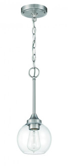 Glenda 1 Light Mini Pendant in Brushed Polished Nickel (20|56291-BNK)