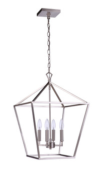 Flynt II 4 Light 16'' Foyer in Brushed Polished Nickel (20|56335-BNK)