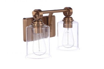 Romero 2 Light Vanity in Satin Brass (20|56402-SB)