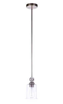 Romero 1 Light Mini Pendant in Brushed Polished Nickel (20|56491-BNK)