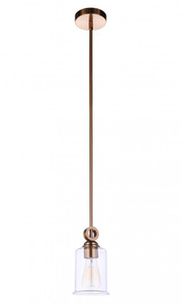 Romero 1 Light Mini Pendant in Satin Brass (20|56491-SB)