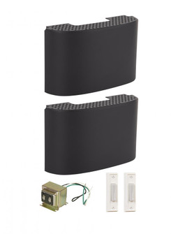 Designer 2 Chime Kit in Flat Black (20|CK2002-FB)
