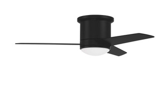 Cole 44'' 3-Blade Indoor/Outdoor (Damp) Ceiling Fan in Flat Black w/ Flat Black/Greywood Blades (20|CLE44FB3)