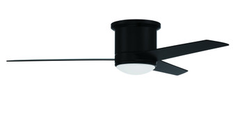 Cole 52'' 3-Blade Indoor/Outdoor (Damp) Ceiling Fan in Flat Black w/ Flat Black/Greywood Blades;  (20|CLE52FB3)