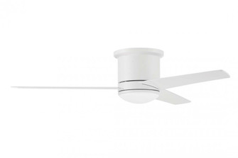 52'' Hugger Ceiling Fan w/Blades & LED Light Kit, Damp Rated (20|CLE52W3)