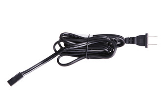 6' Under Cabinet Puck Cord and Plug in Black (20|CPK11-PG6-BLK)