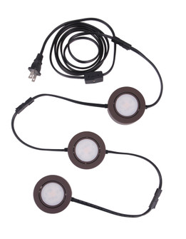 2.75'' LED Under Cabinet Puck in Bronze, 3 pack (20|CPK1103-BZ-LED)