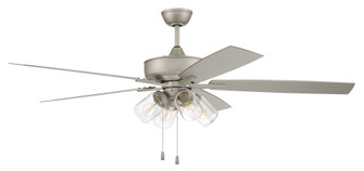 Outdoor Super Pro 104 60'' 5-Blade Indoor/Outdoor (Wet) Ceiling Fan in Painted Nickel w/ Painted  (20|OS104PN5)