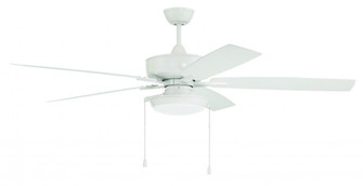 Outdoor Super Pro 119 60'' 5-Blade Indoor/Outdoor (Wet) Ceiling Fan in White w/ White Blades (20|OS119W5)