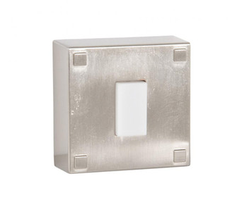 Surface Mount LED Lighted Push Button in Brushed Polished Nickel (20|PB5015-BNK)