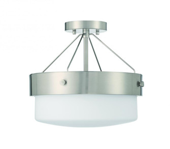 Oak Street 2 Light Convertible Semi Flush in Brushed Polished Nickel (20|XS3213-BNK)