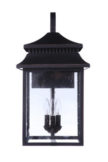 Crossbend 3 Light Extra Large Outdoor Wall Lantern in Textured Black (20|ZA3134-TB)