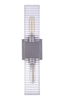 Ridge 18'' 2 Light Outdoor Wall Sconce in Satin Aluminum (20|ZA4500-SA)