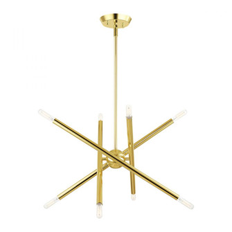 8 Lt Polished Brass Chandelier (108|46774-02)