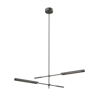 Astrid 2 Head Metal Shade/Urban Bronze Dimmable LED Multi Pendant (7713|MP316402UBMS)