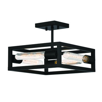 4 Light Semi Flush (21|D224M-SF-MB)