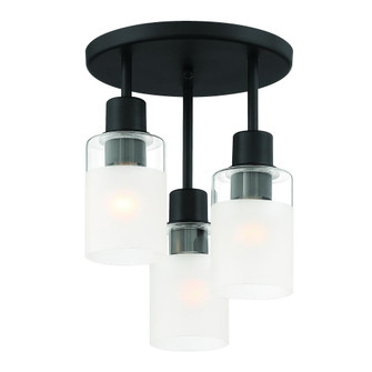 3 Light Semi Flush (21|D236M-SF-MB)