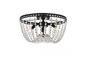 Kylie 16 inch flush mount in black (758|1112F16BK)