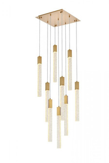 Weston 9 lights pendant in satin gold (758|2066D20SG)