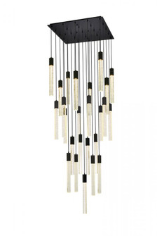Weston 25 lights pendant in black (758|2066G36BK)