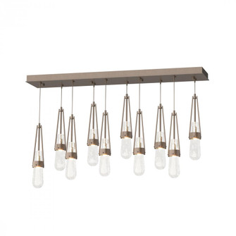 Link 10-Light Blown Glass Pendant (65|131200-SKT-STND-05-YG0434)